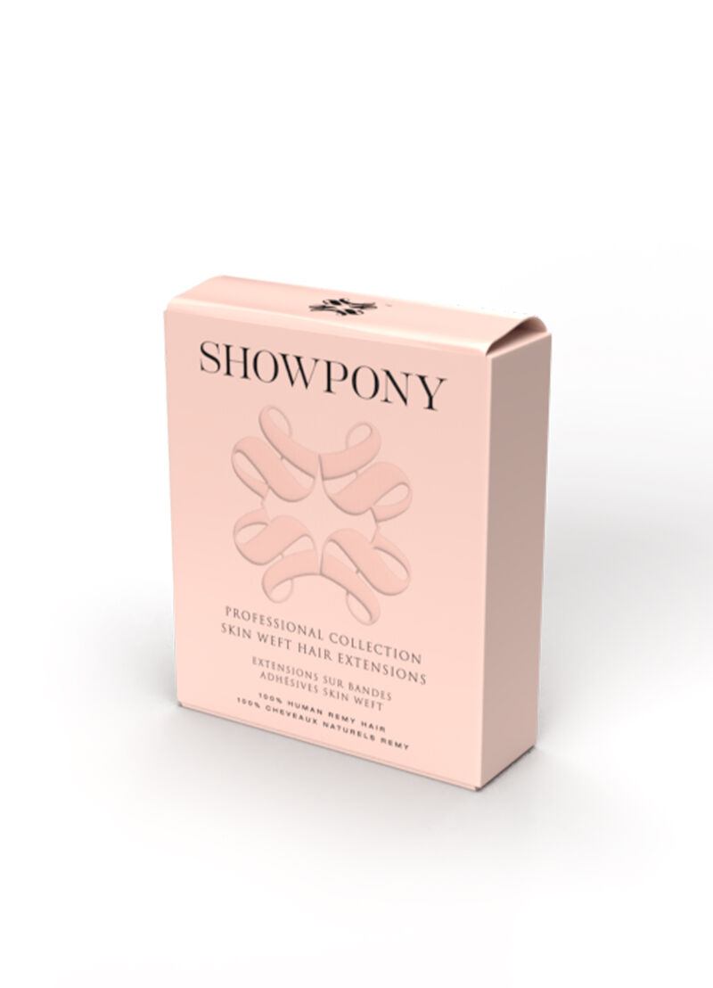 SHOWPONY SKIN WEFT 1N BLACK-14INCH (10 PCS) image number 0